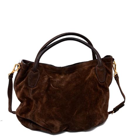 brown suede prada purse|prada nylon quilted handbag.